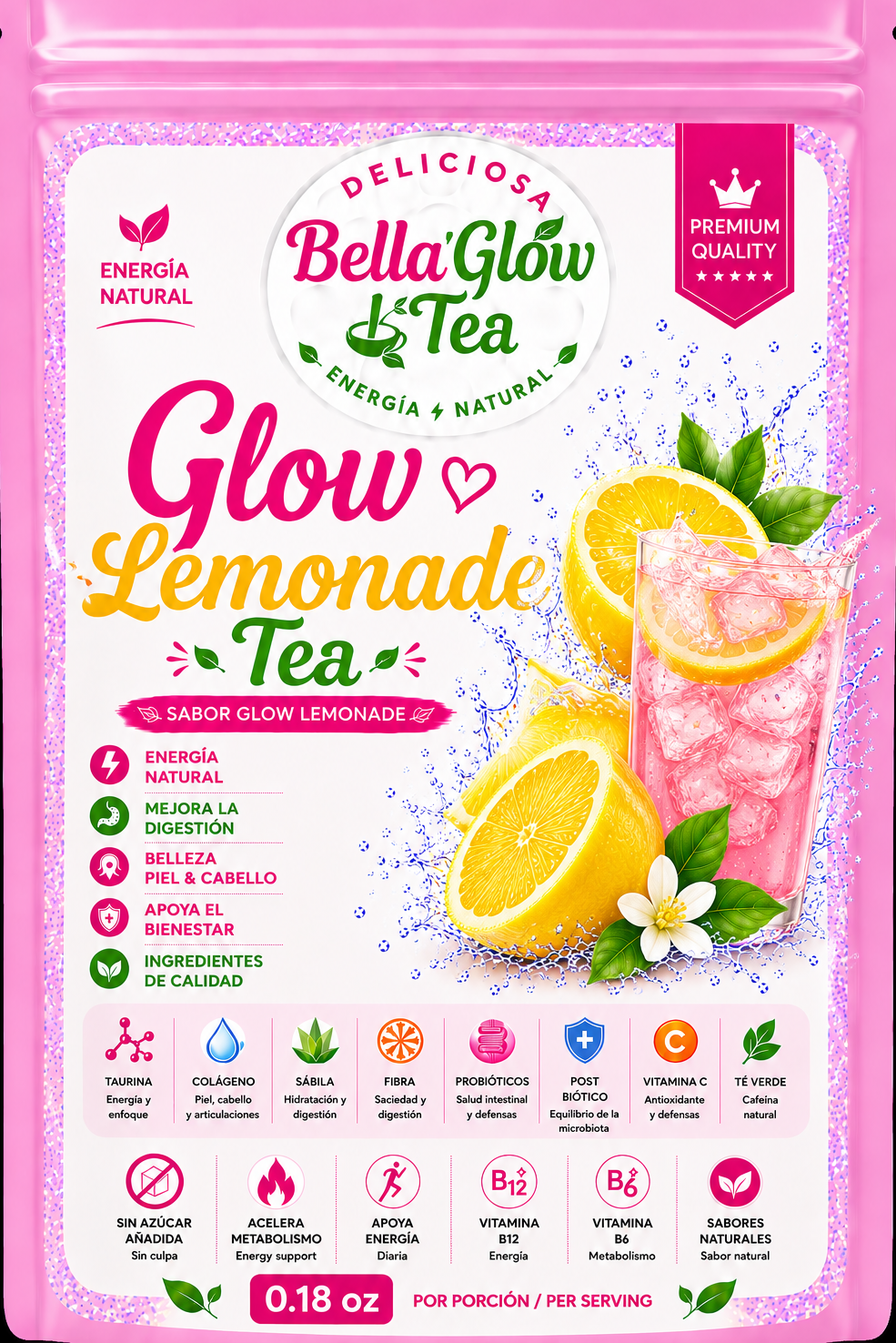 Glow Lemonade Glow Tea 0.18oz
