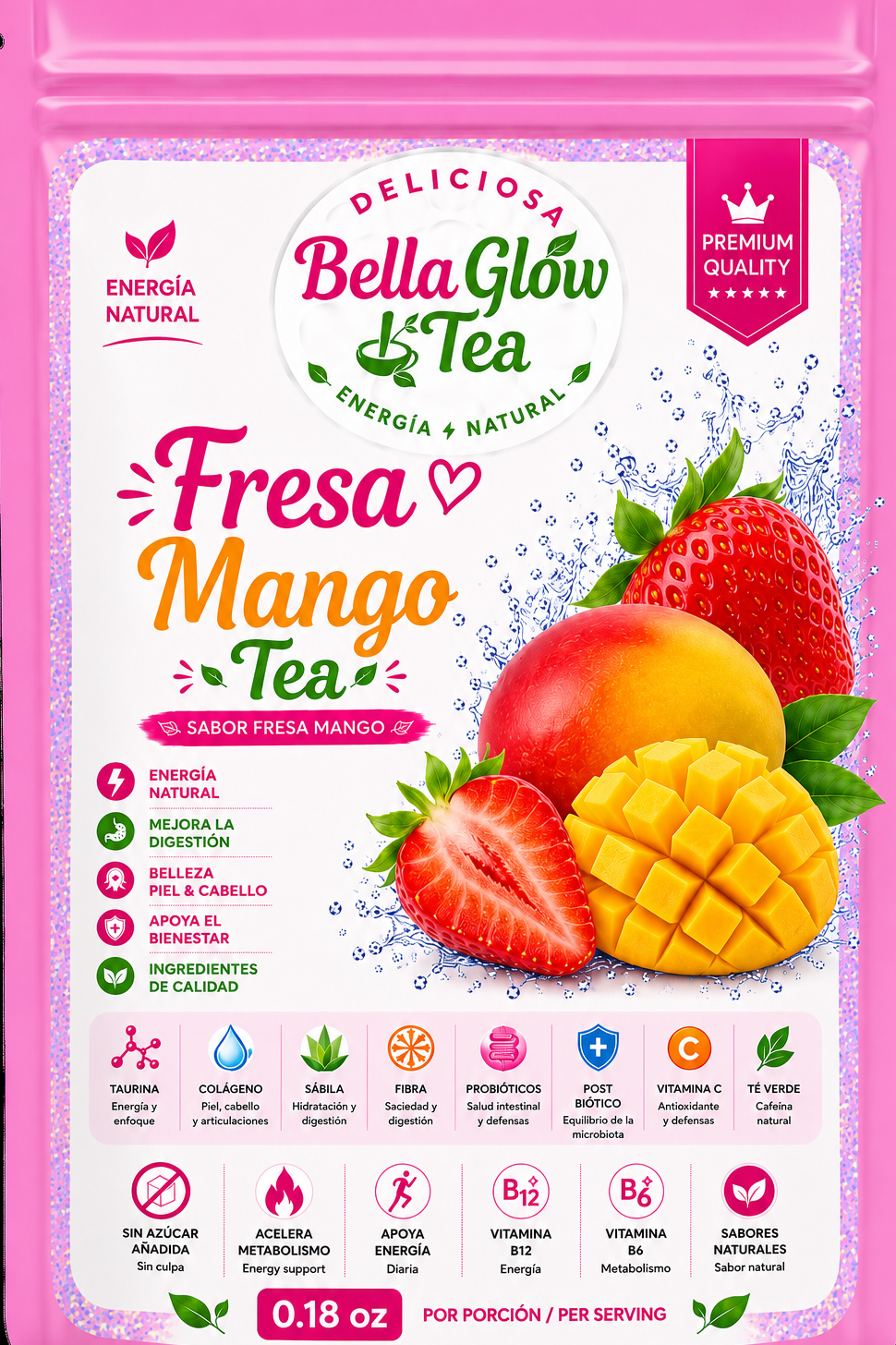 Fresa Mango Tea 0.18oz