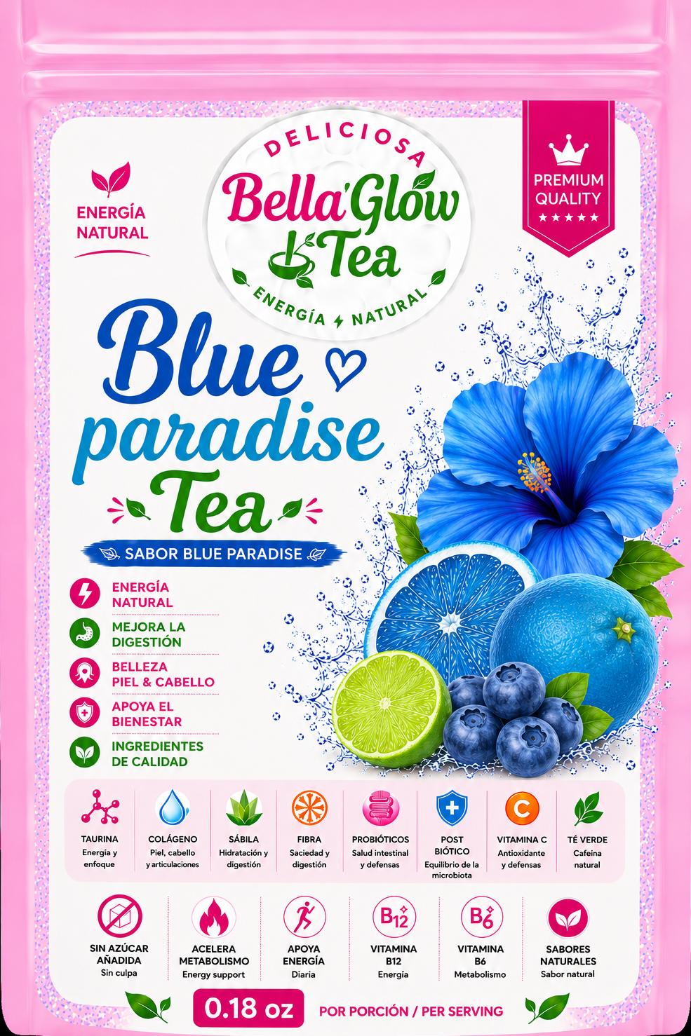 Blue Paradise Tea 0.18oz